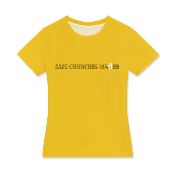 Safe Churches Matter Women's Crew Neck T-Shirt - Image 9