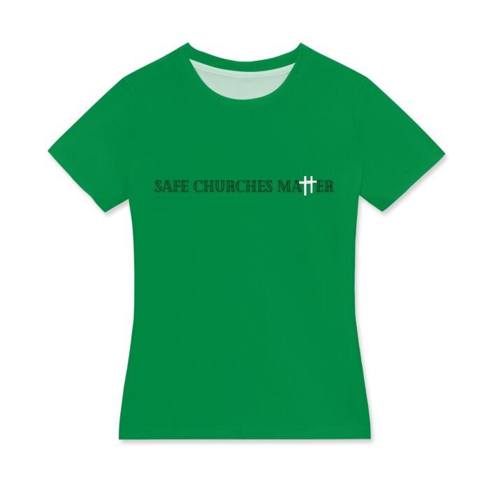 Safe Churches Matter Women's Crew Neck T-Shirt - Image 25