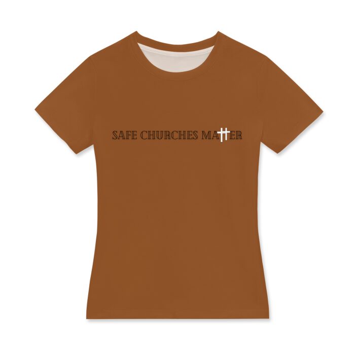 Safe Churches Matter Women's Crew Neck T-Shirt - Image 21