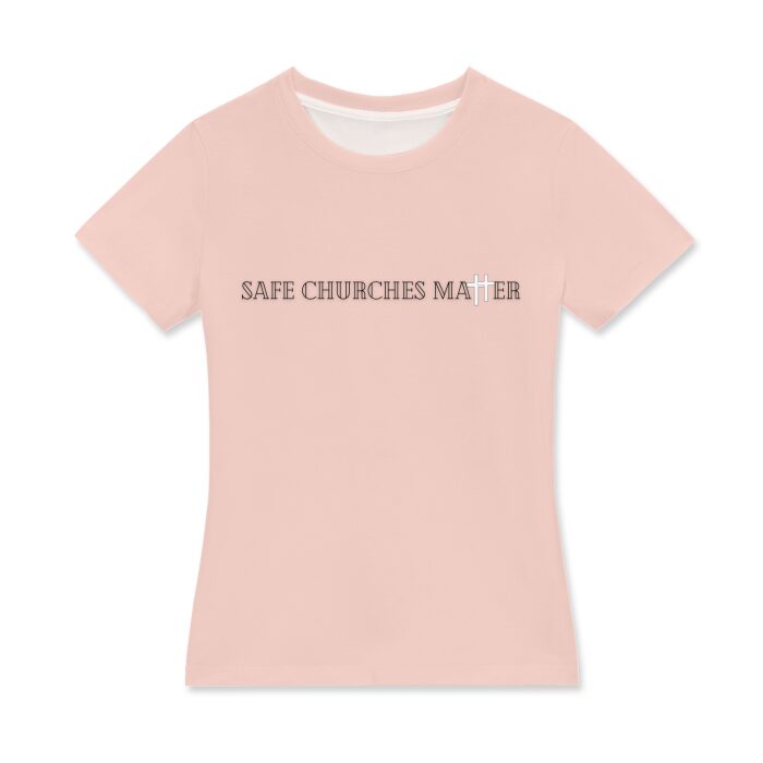 Safe Churches Matter Women's Crew Neck T-Shirt - Image 3