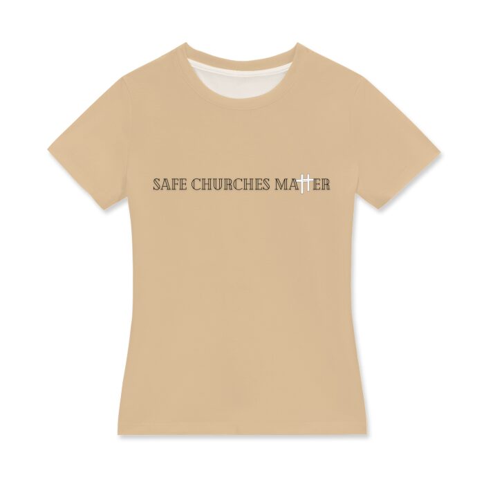 Safe Churches Matter Women's Crew Neck T-Shirt - Image 11