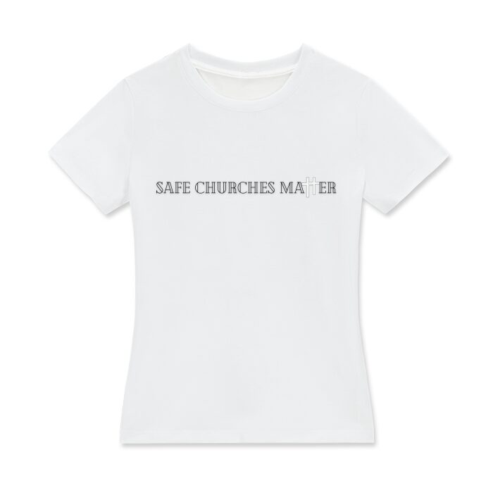 Safe Churches Matter Women's Crew Neck T-Shirt - Image 27
