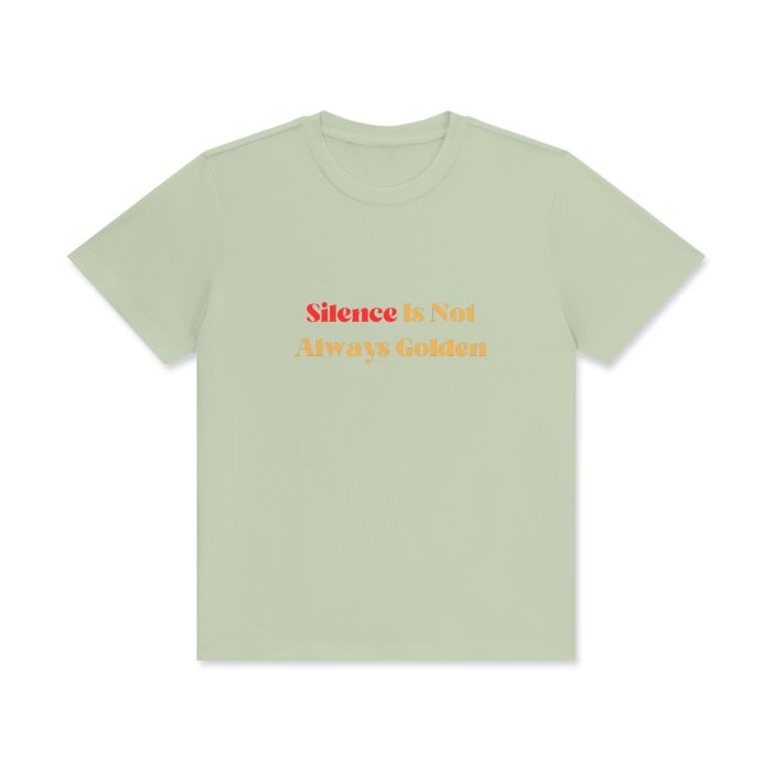 Silence Is Not Golden Cotton T-Shirt (Light) - Image 7