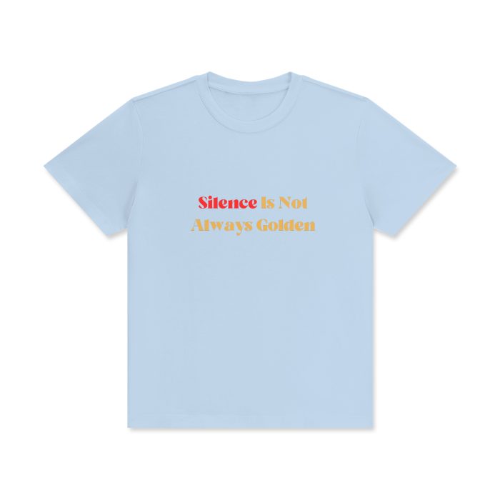 Silence Is Not Golden Cotton T-Shirt (Light) - Image 5