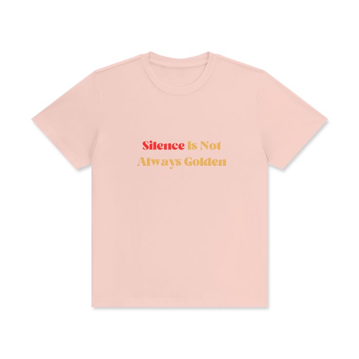 Silence Is Not Golden Cotton T-Shirt (Light) - Image 3