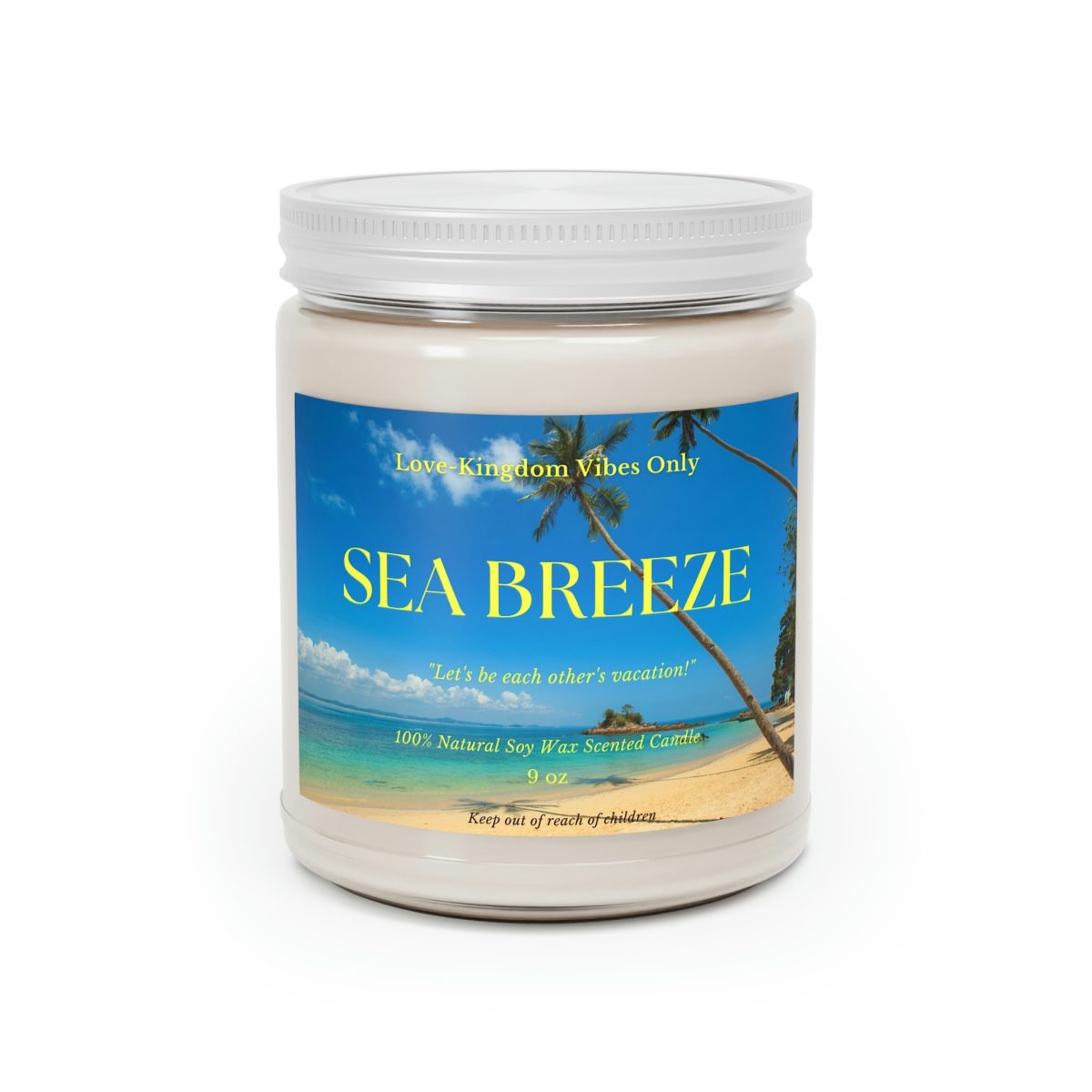 Sea Breeze LVK Candle, 9oz - Image 2
