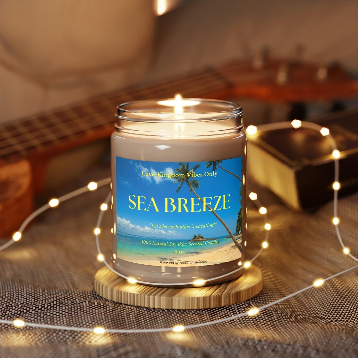 Sea Breeze LVK Candle, 9oz - Image 4