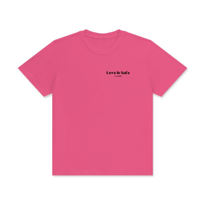 Love is Safe Signature Cotton T-Shirt - Image 14