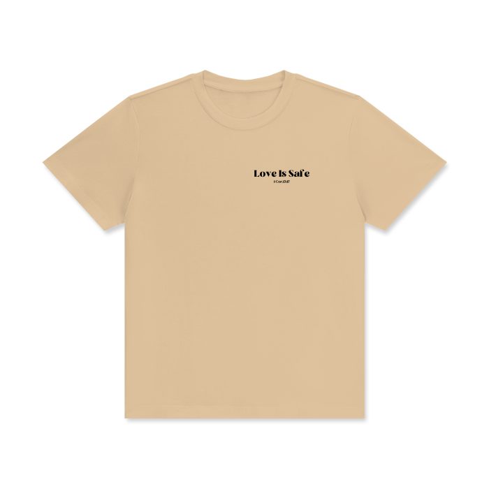 Love is Safe Signature Cotton T-Shirt - Image 10