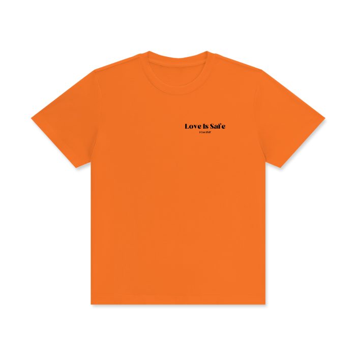 Love is Safe Signature Cotton T-Shirt - Image 16