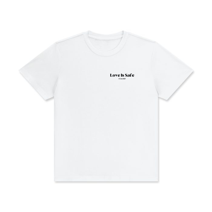 Love is Safe Signature Cotton T-Shirt