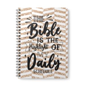 Bible is my highlight gold bible study journal