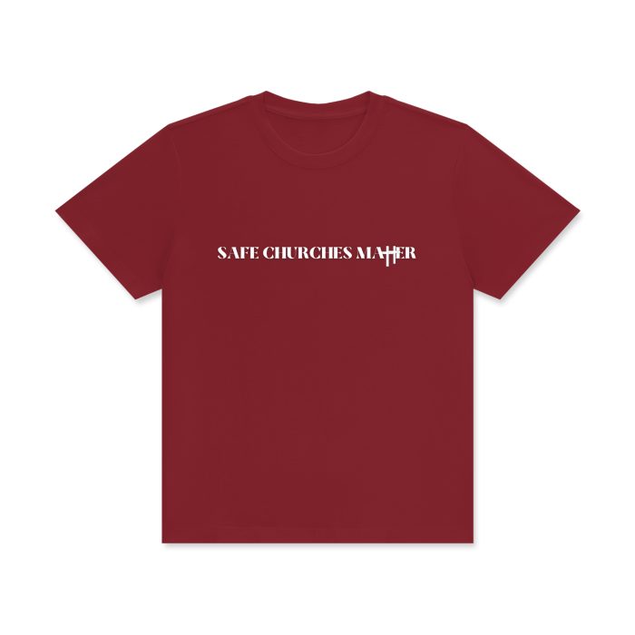 Safe Churches Matter Cotton T-Shirt (Dark) - Image 10