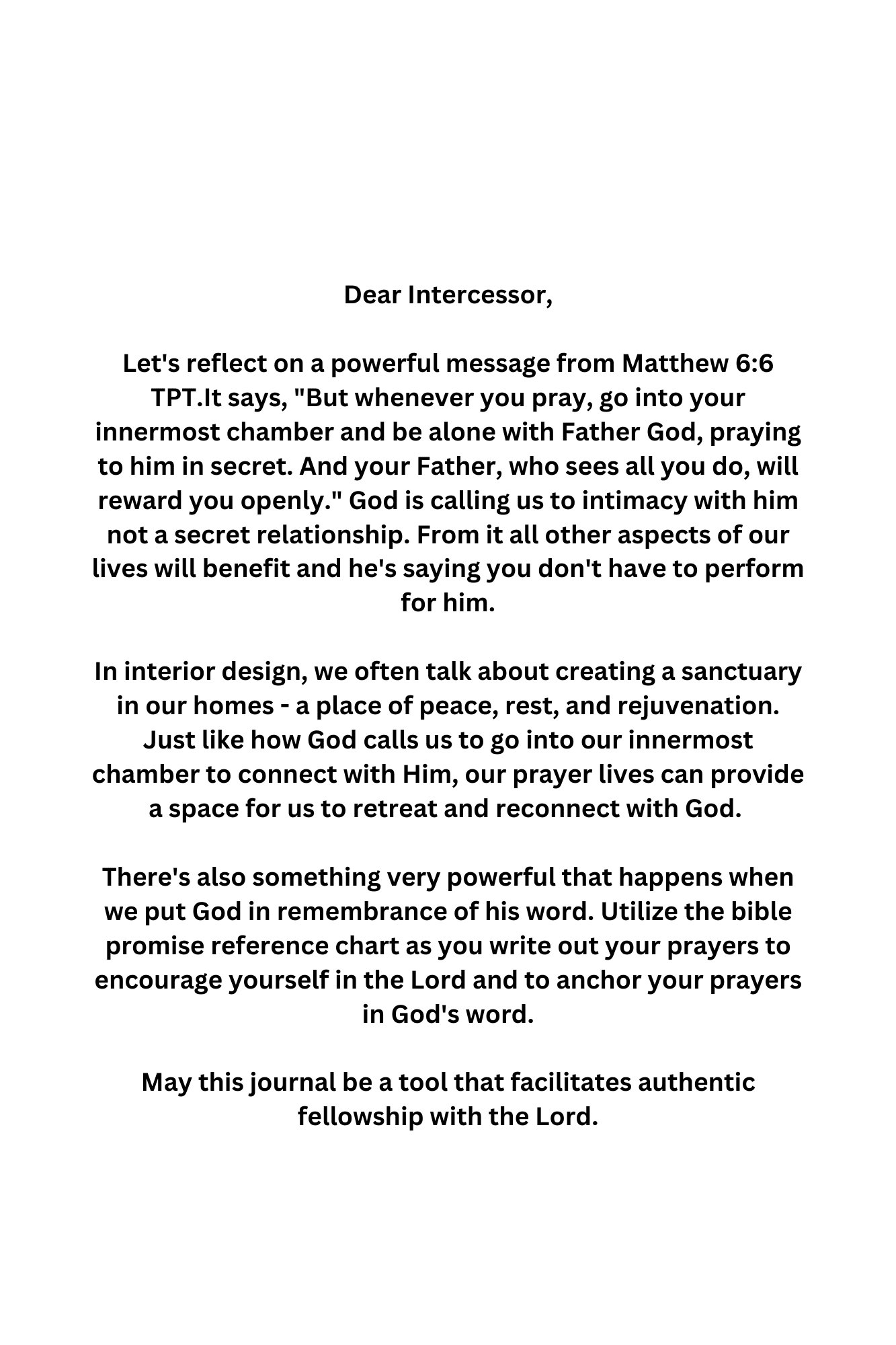 (Paperback)The Secret Place Prayer Journal:For Men (6x9) - Image 3