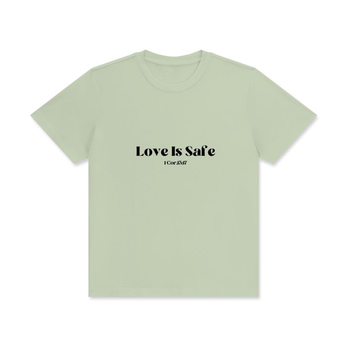 Love is Safe Cotton T-Shirt - Image 7
