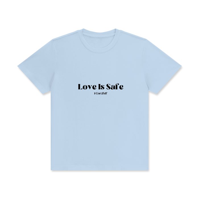 Love is Safe Cotton T-Shirt - Image 5