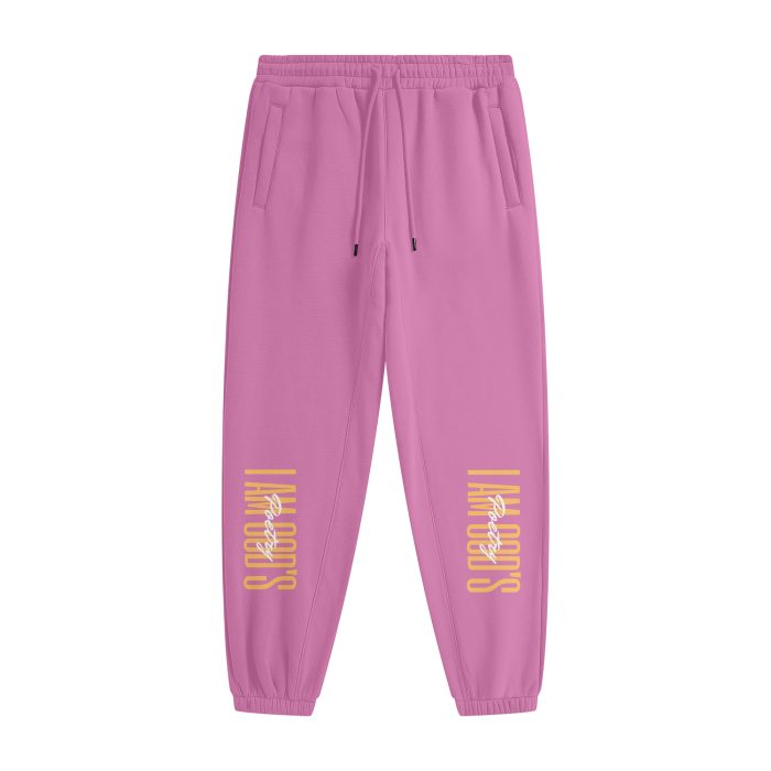 I Am God's Poetry Joggers (Yellow Lettering) - Image 33