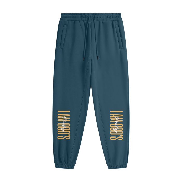 I Am God's Poetry Joggers (Yellow Lettering) - Image 7