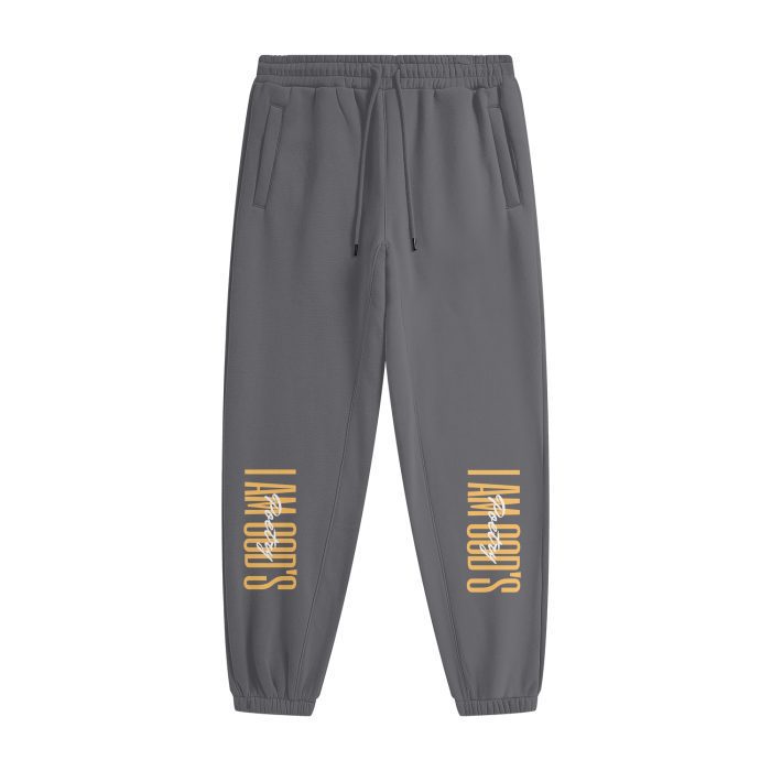 I Am God's Poetry Joggers (Yellow Lettering) - Image 19