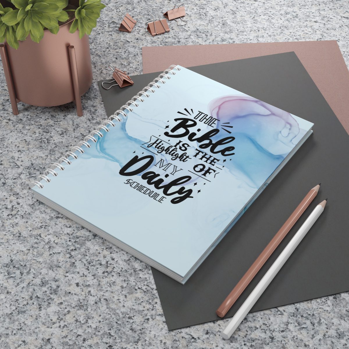 Bible Is The Highlight of My Day Spiral Notebook - Image 4