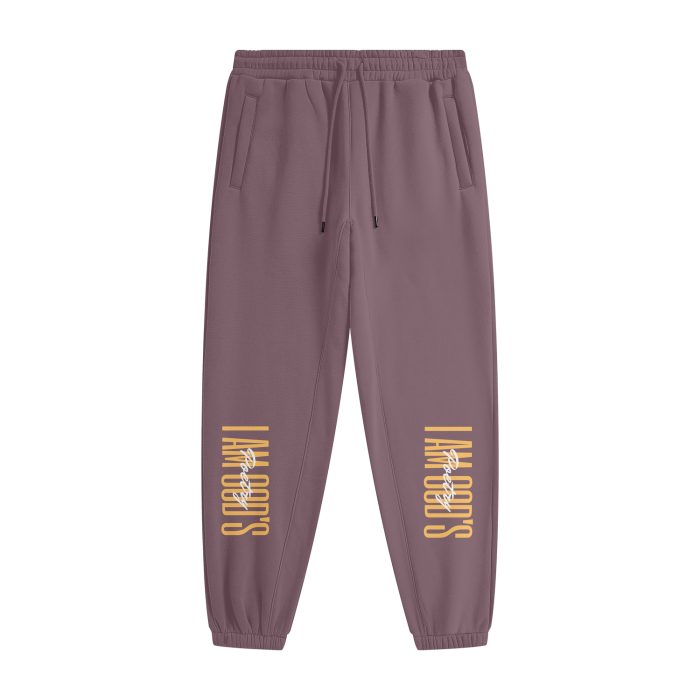 I Am God's Poetry Joggers (Yellow Lettering) - Image 21