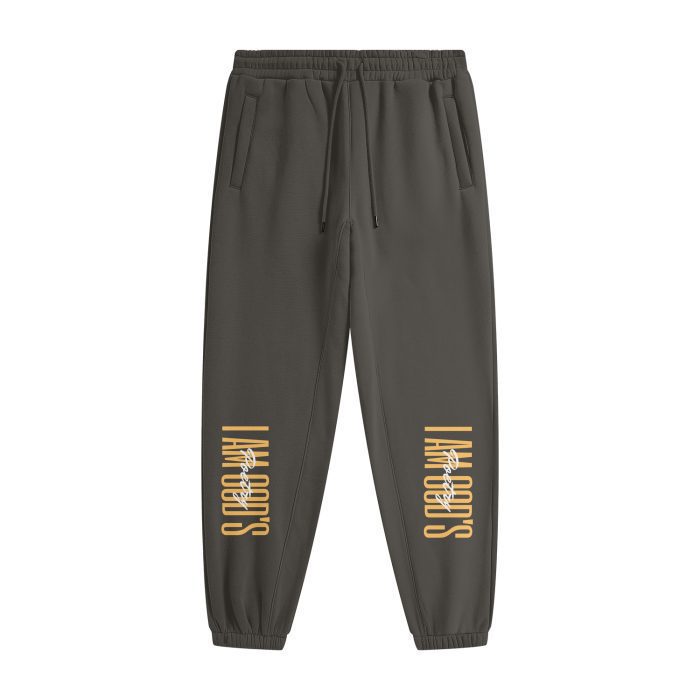 I Am God's Poetry Joggers (Yellow Lettering) - Image 11