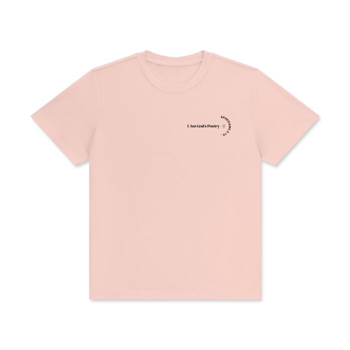 I Am God's Poetry Signature Cotton T-Shirt (Light) - Image 3