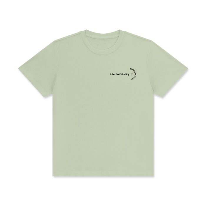 I Am God's Poetry Signature Cotton T-Shirt (Light) - Image 7