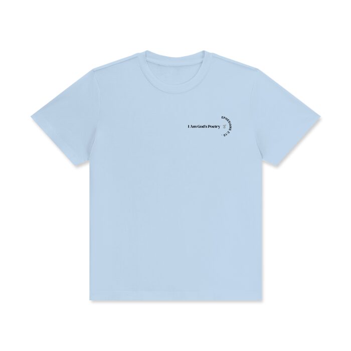 I Am God's Poetry Signature Cotton T-Shirt (Light) - Image 5