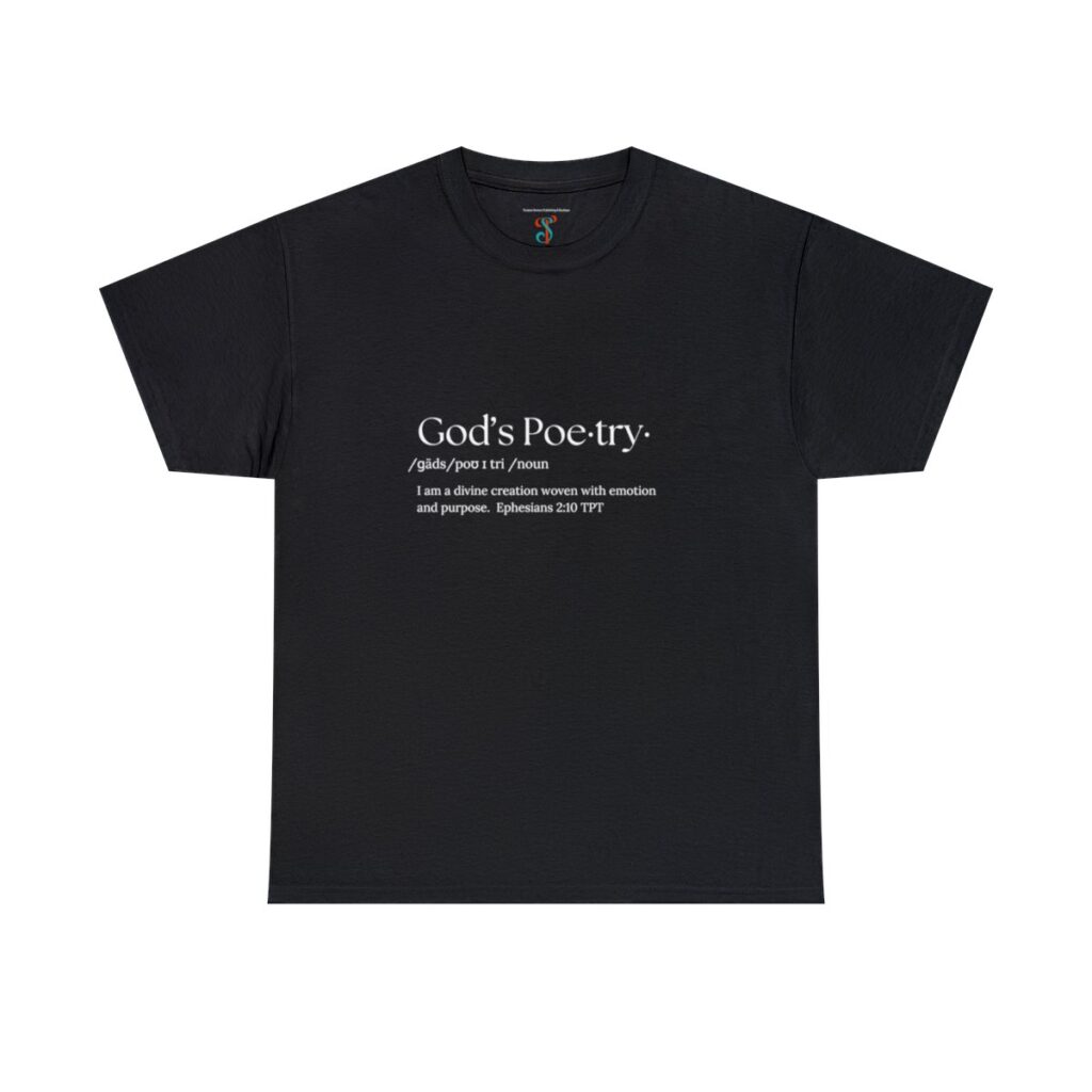 I am God's Poetry Definition Unisex Heavy Cotton Tee (Bright/Dark)
