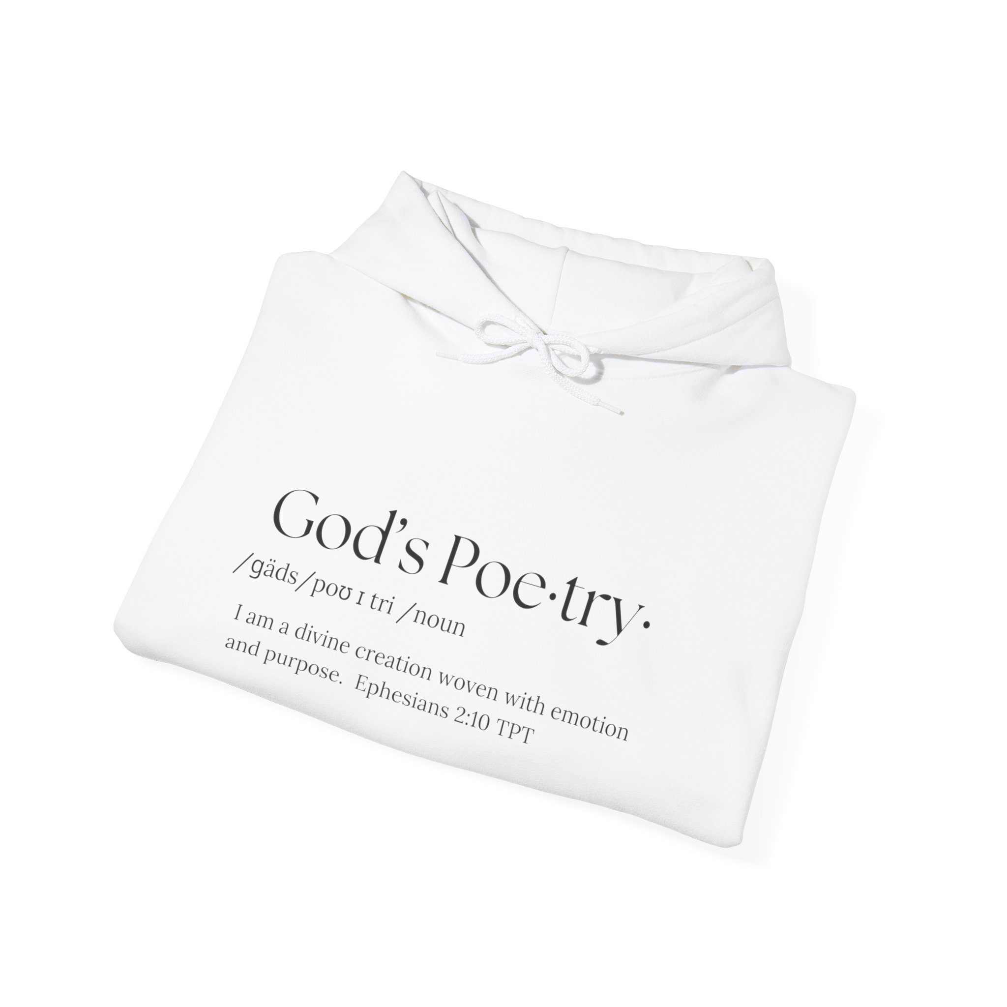 I am God's Poetry Unisex Heavy Blendâ„¢ Hooded Sweatshirt - Image 20