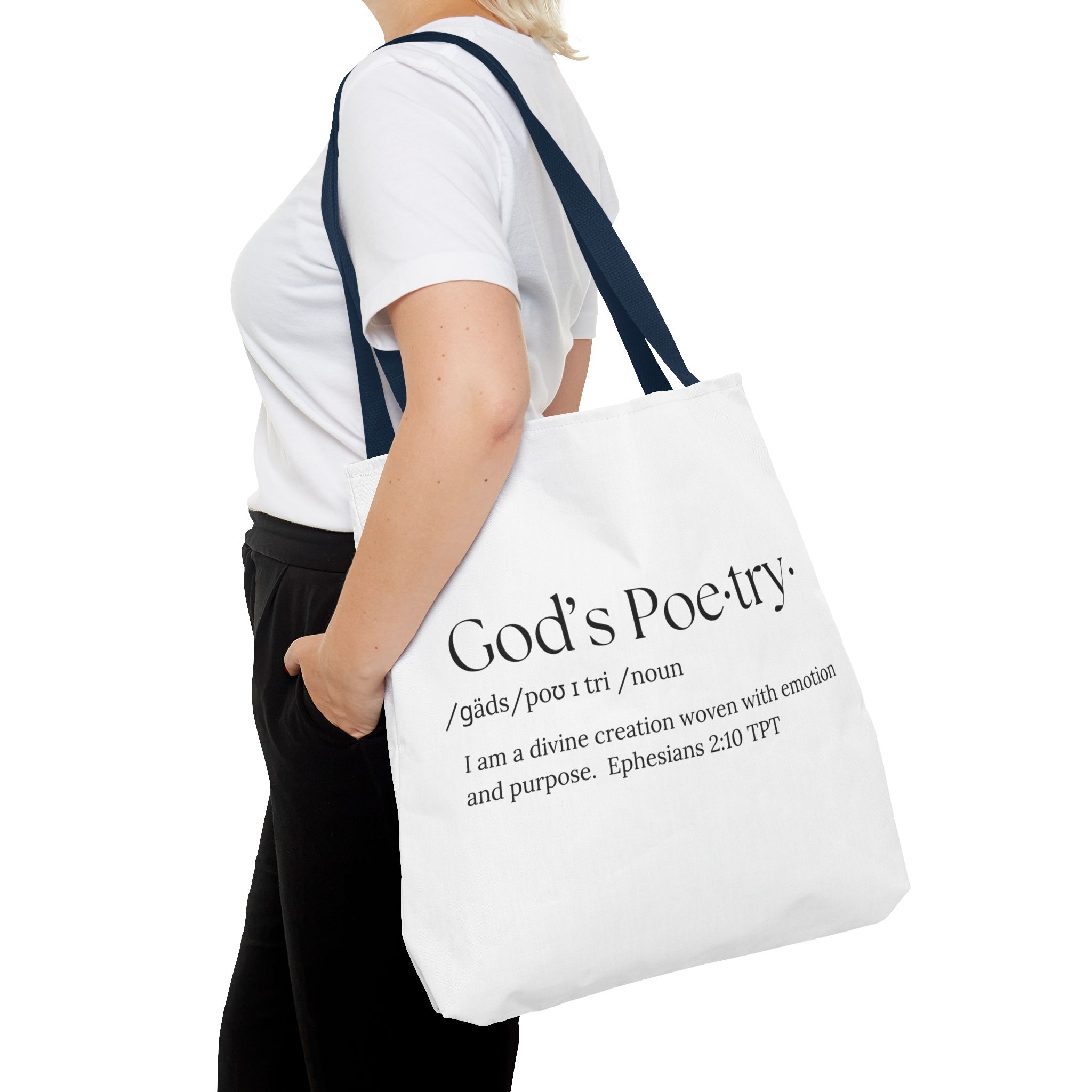 God's Poetry Tote Bag - Image 60