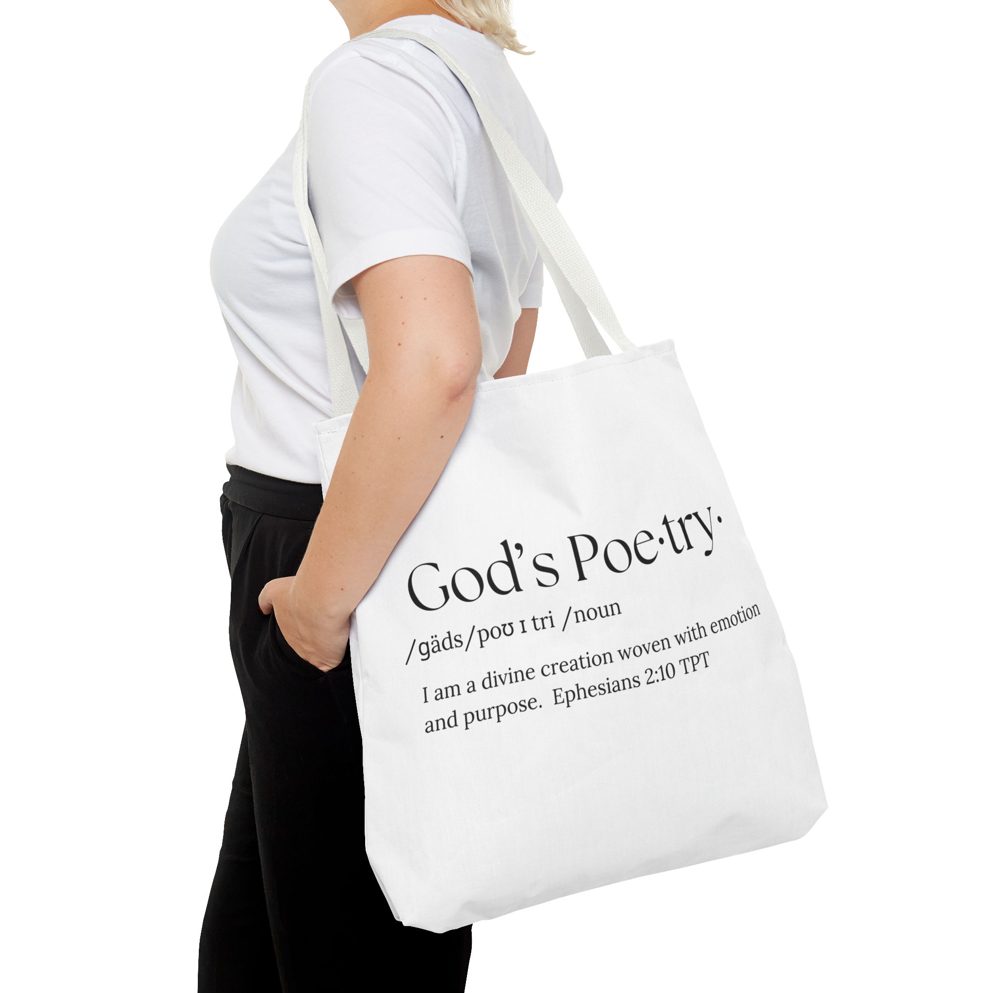 God's Poetry Tote Bag - Image 36