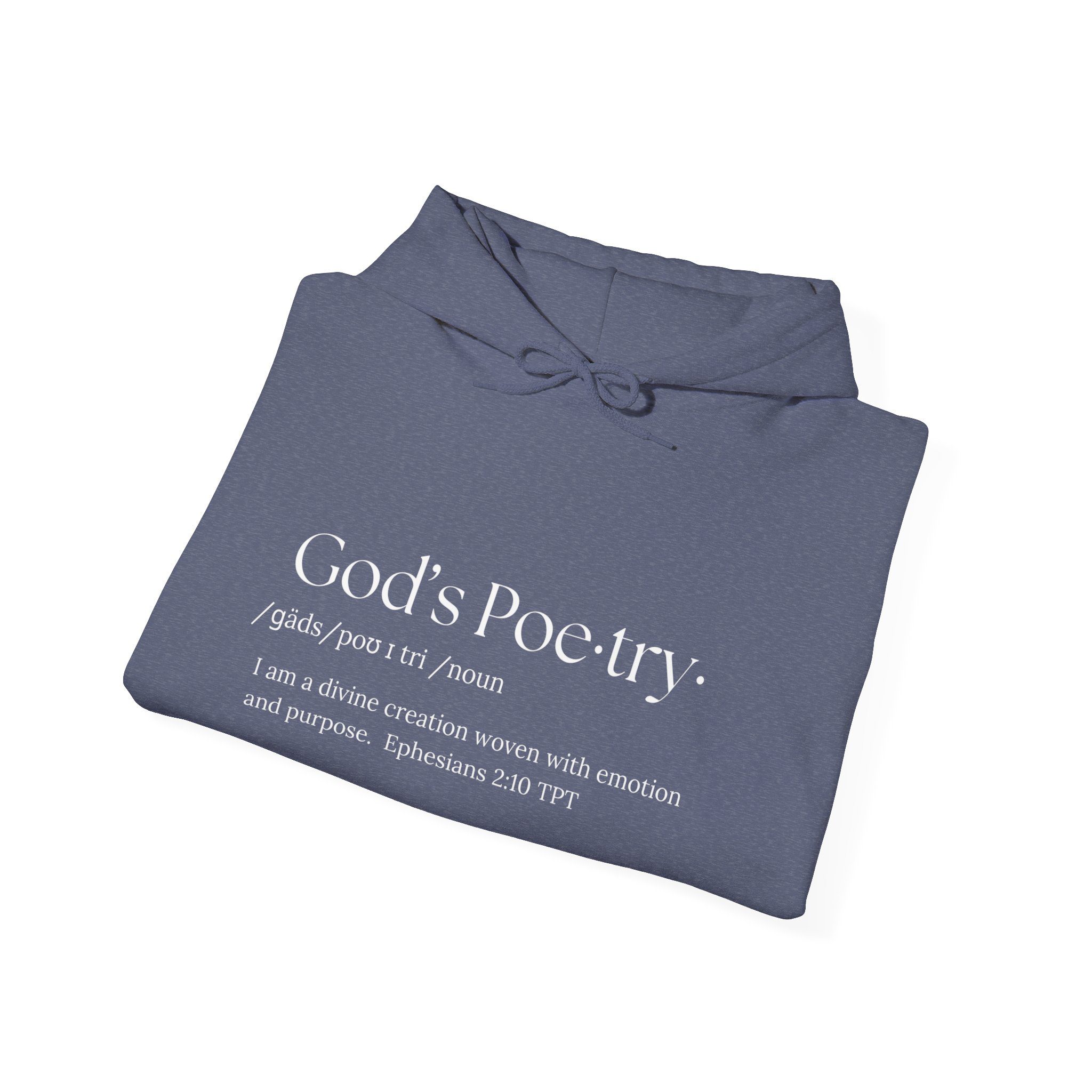 I am God's Poetry Unisex Heavy Blendâ„¢ Hooded Sweatshirt - Image 48