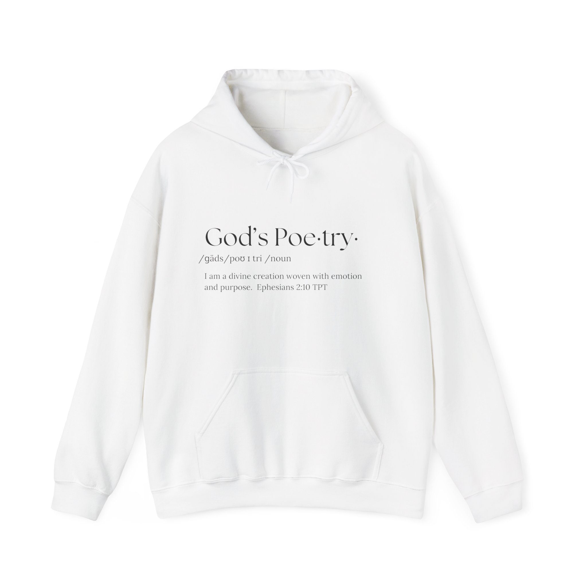 I am God's Poetry Unisex Heavy Blendâ„¢ Hooded Sweatshirt - Image 17
