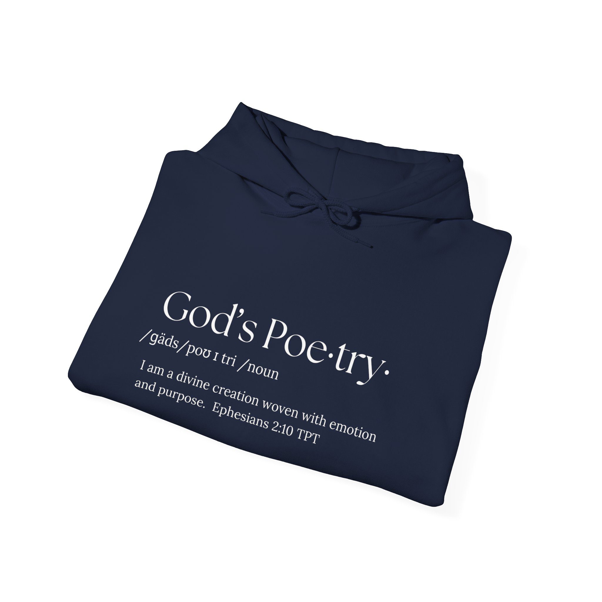 I am God's Poetry Unisex Heavy Blendâ„¢ Hooded Sweatshirt - Image 12