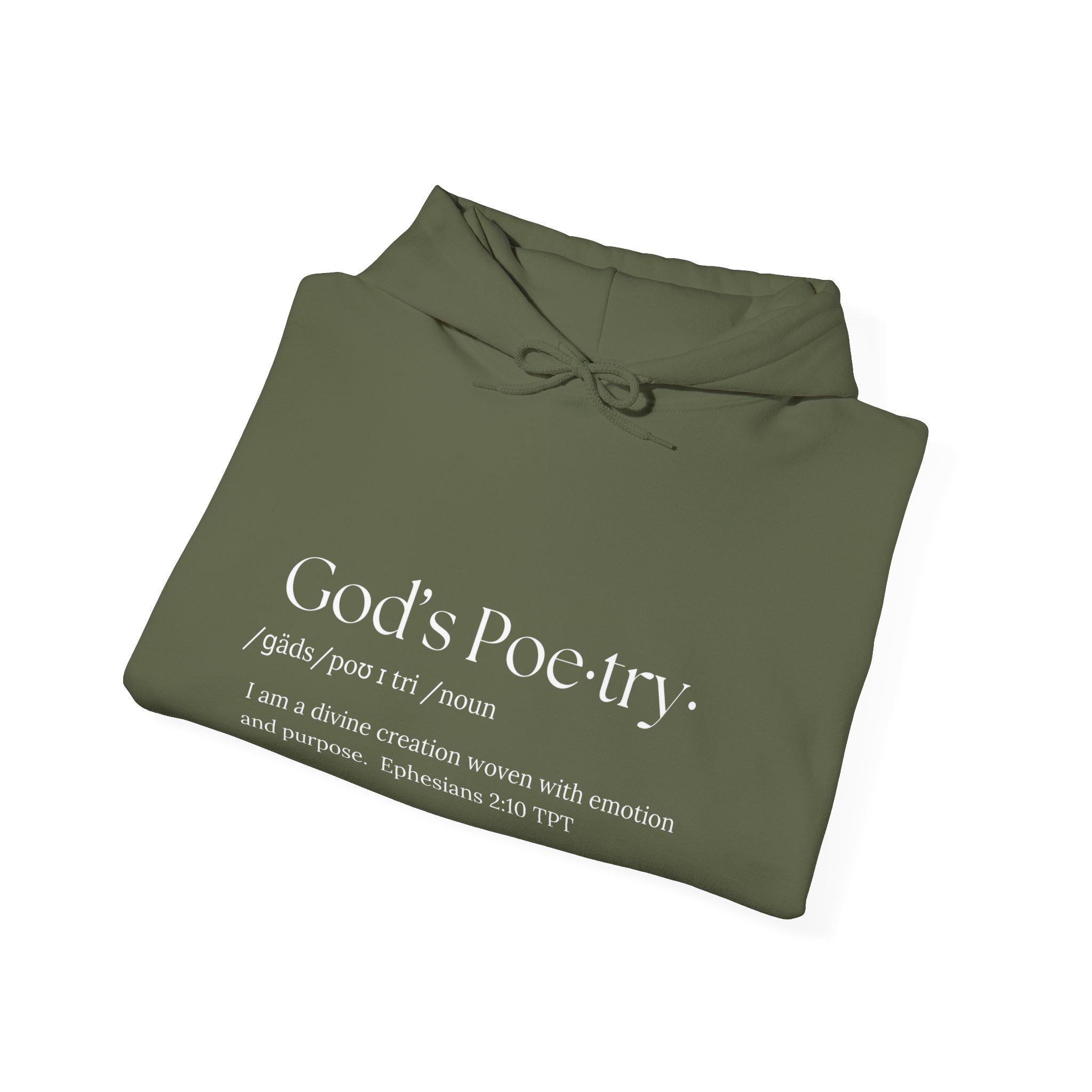 I am God's Poetry Unisex Heavy Blendâ„¢ Hooded Sweatshirt - Image 36