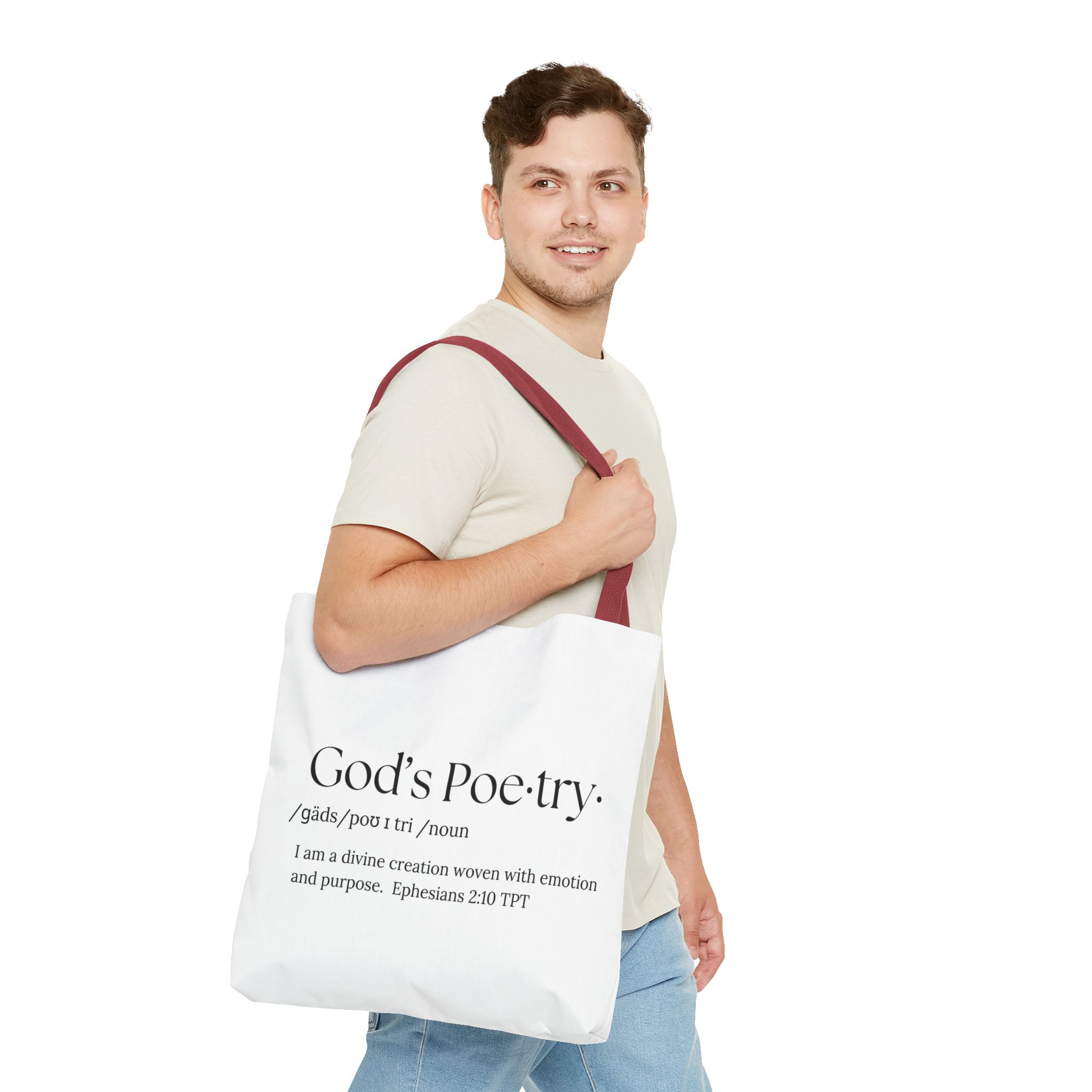 God's Poetry Tote Bag - Image 23