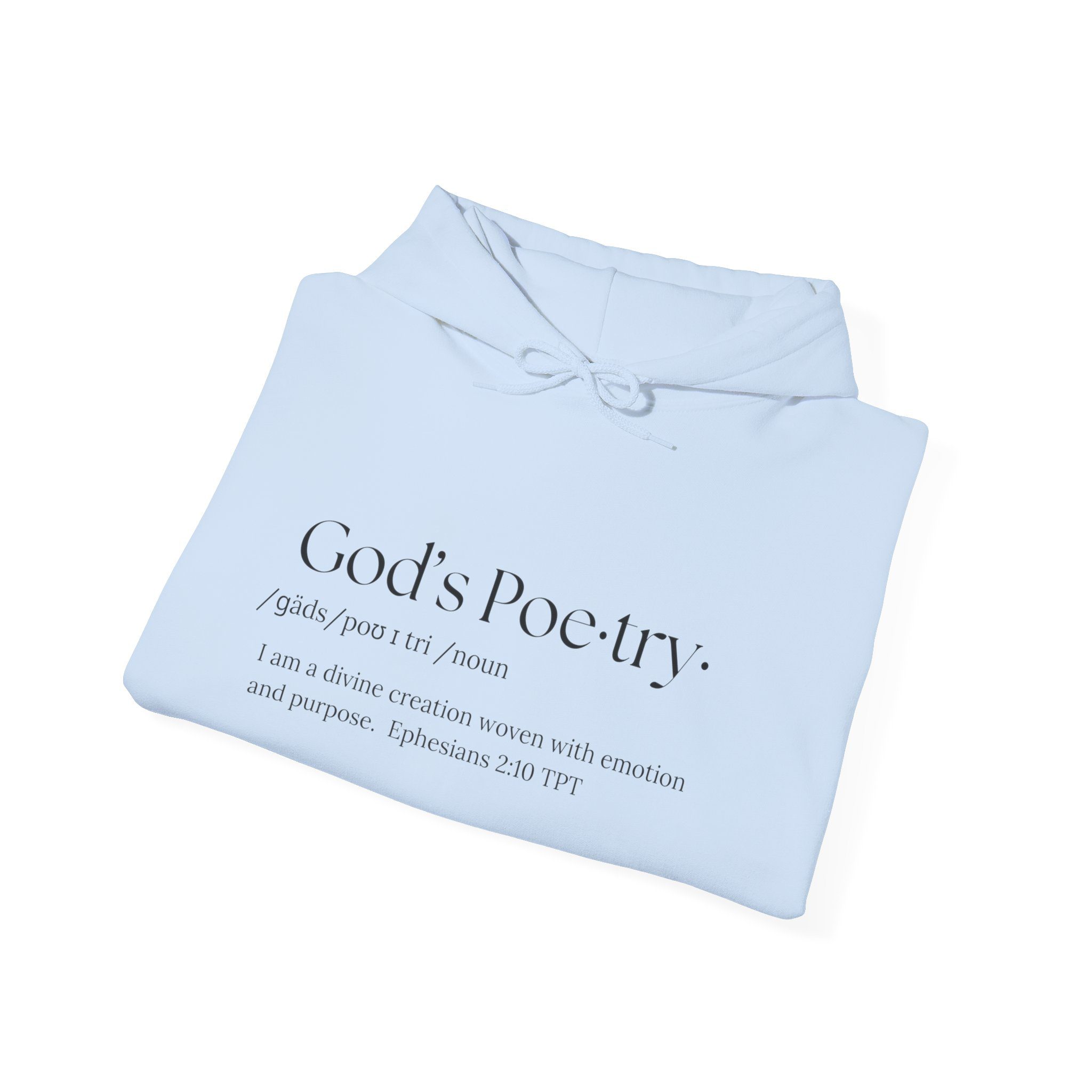 I am God's Poetry Unisex Heavy Blendâ„¢ Hooded Sweatshirt - Image 44