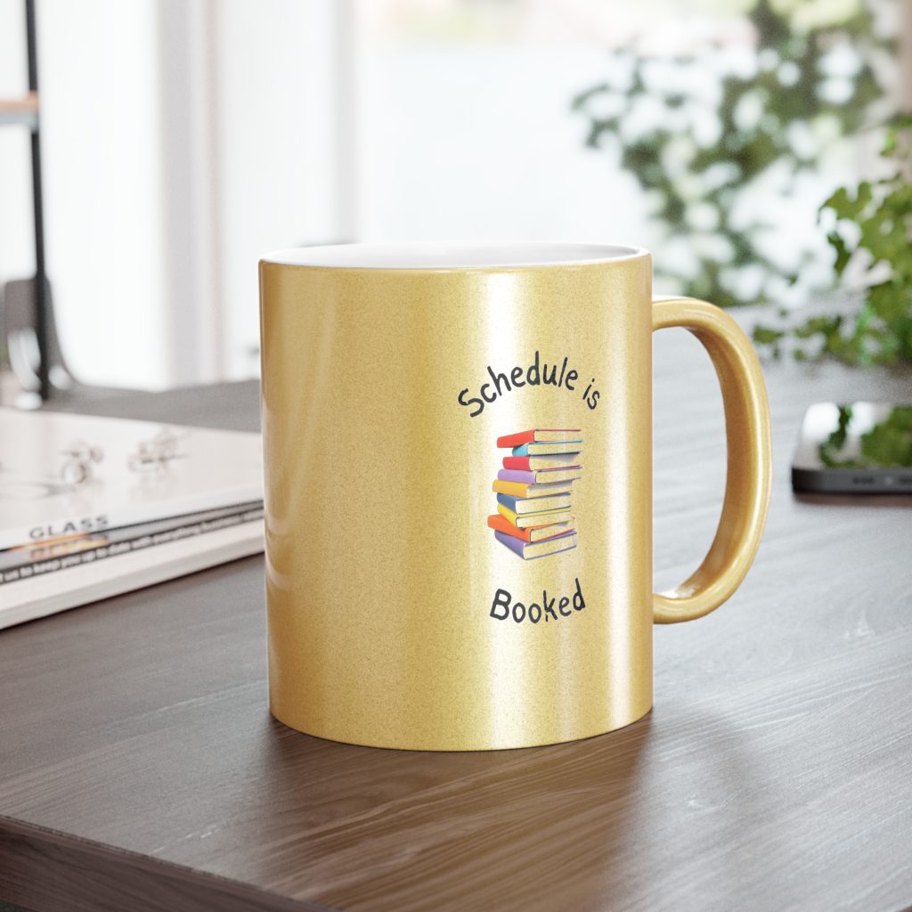 Metallic Mug, Busy Schedule Coffee Cup, Office Mug, Personalized Work Mug, Silver/Gold Mug,