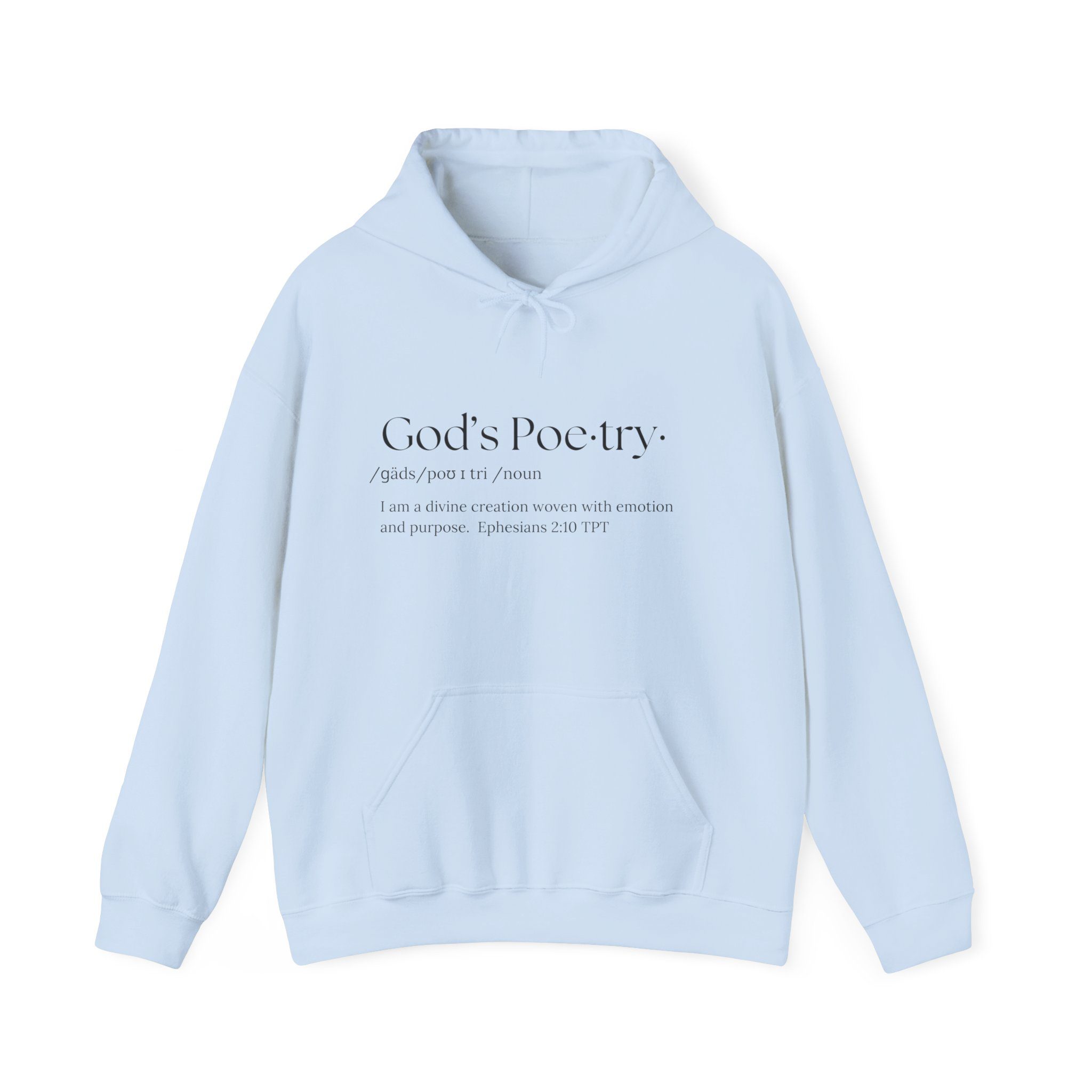 I am God's Poetry Unisex Heavy Blendâ„¢ Hooded Sweatshirt - Image 41
