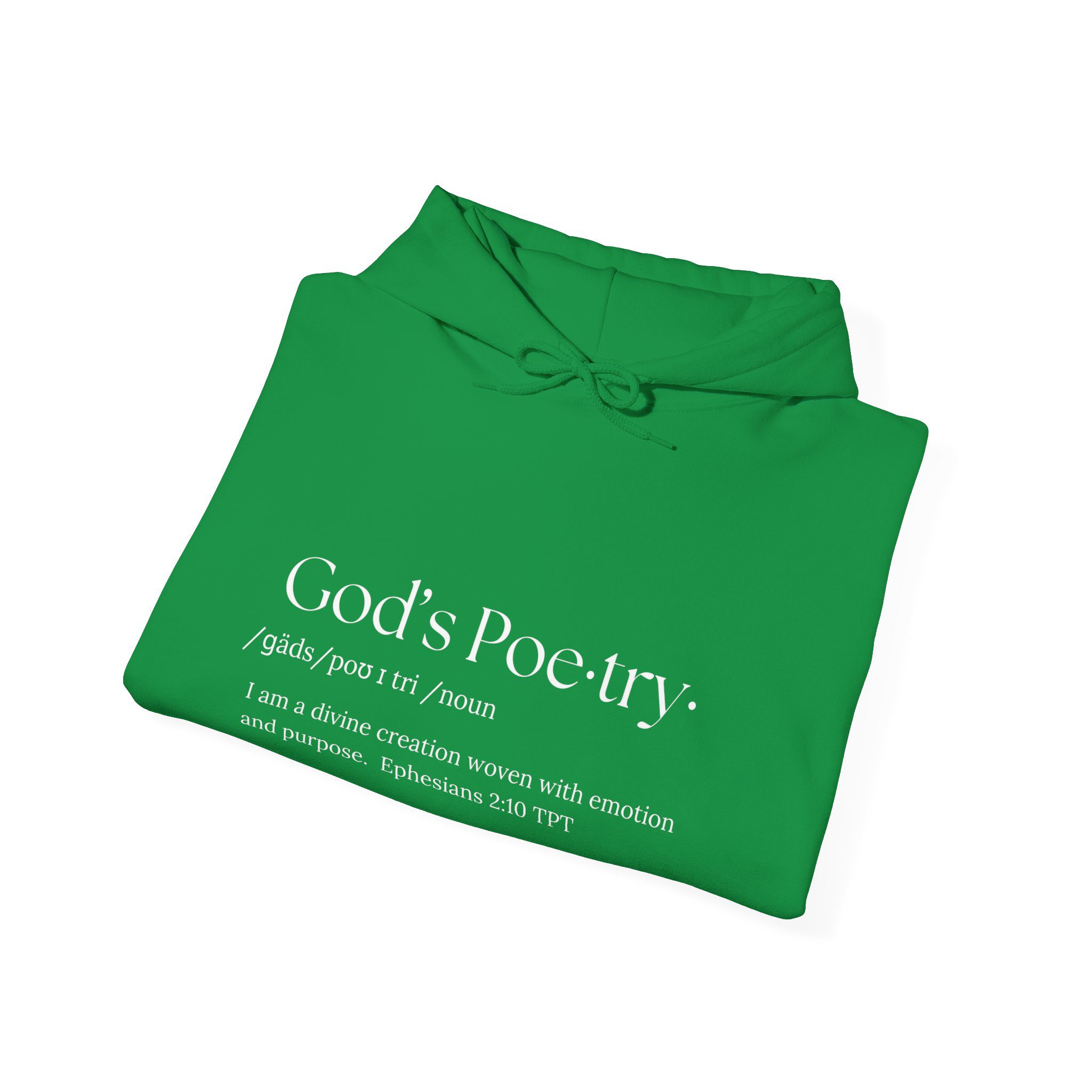 I am God's Poetry Unisex Heavy Blendâ„¢ Hooded Sweatshirt - Image 24