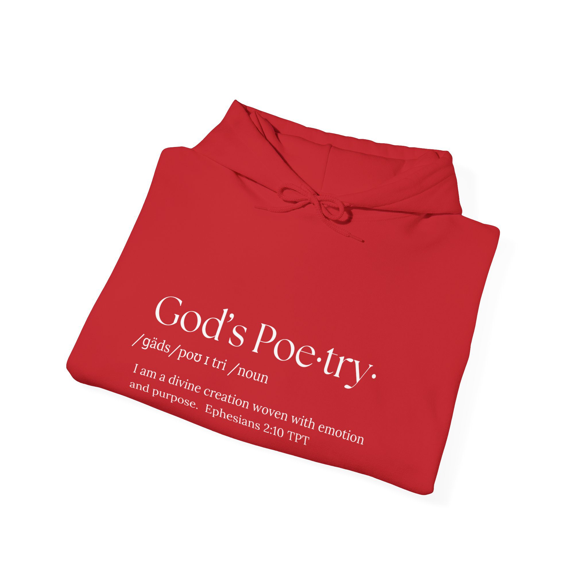 I am God's Poetry Unisex Heavy Blendâ„¢ Hooded Sweatshirt - Image 28