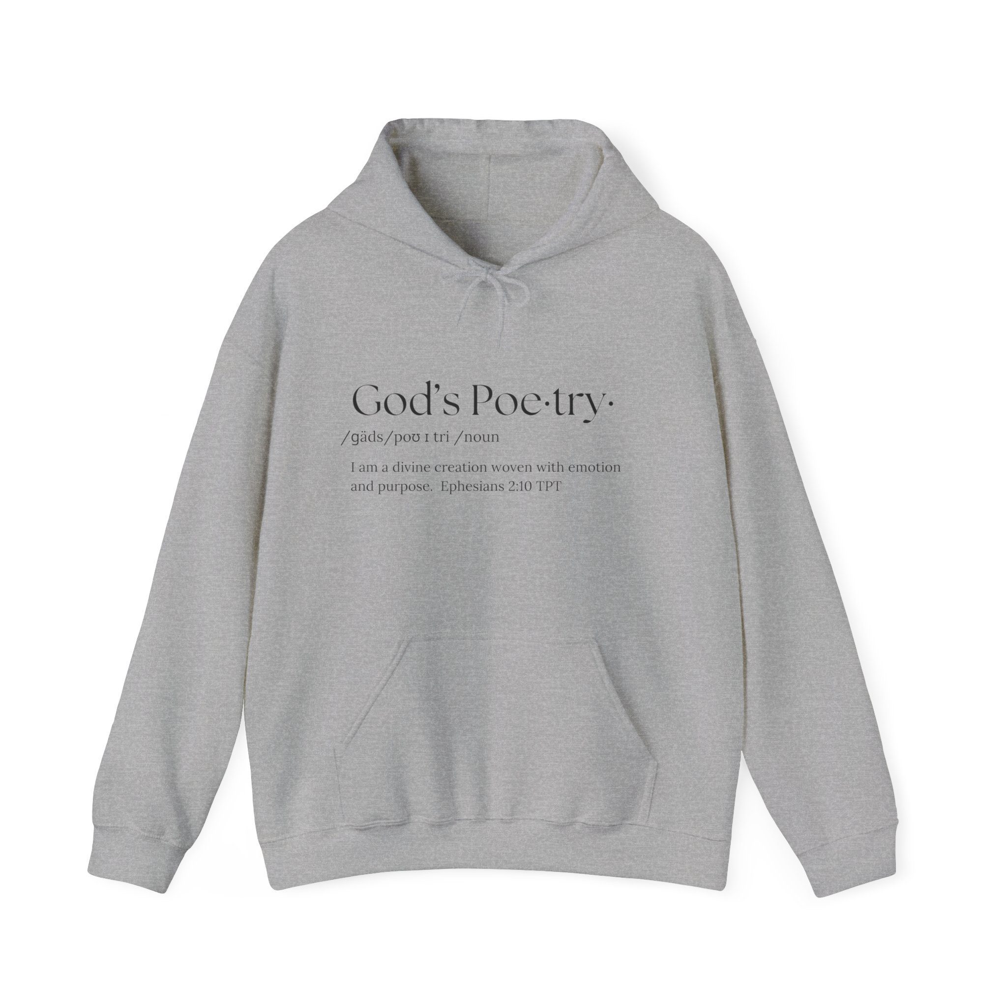 I am God's Poetry Unisex Heavy Blendâ„¢ Hooded Sweatshirt - Image 13