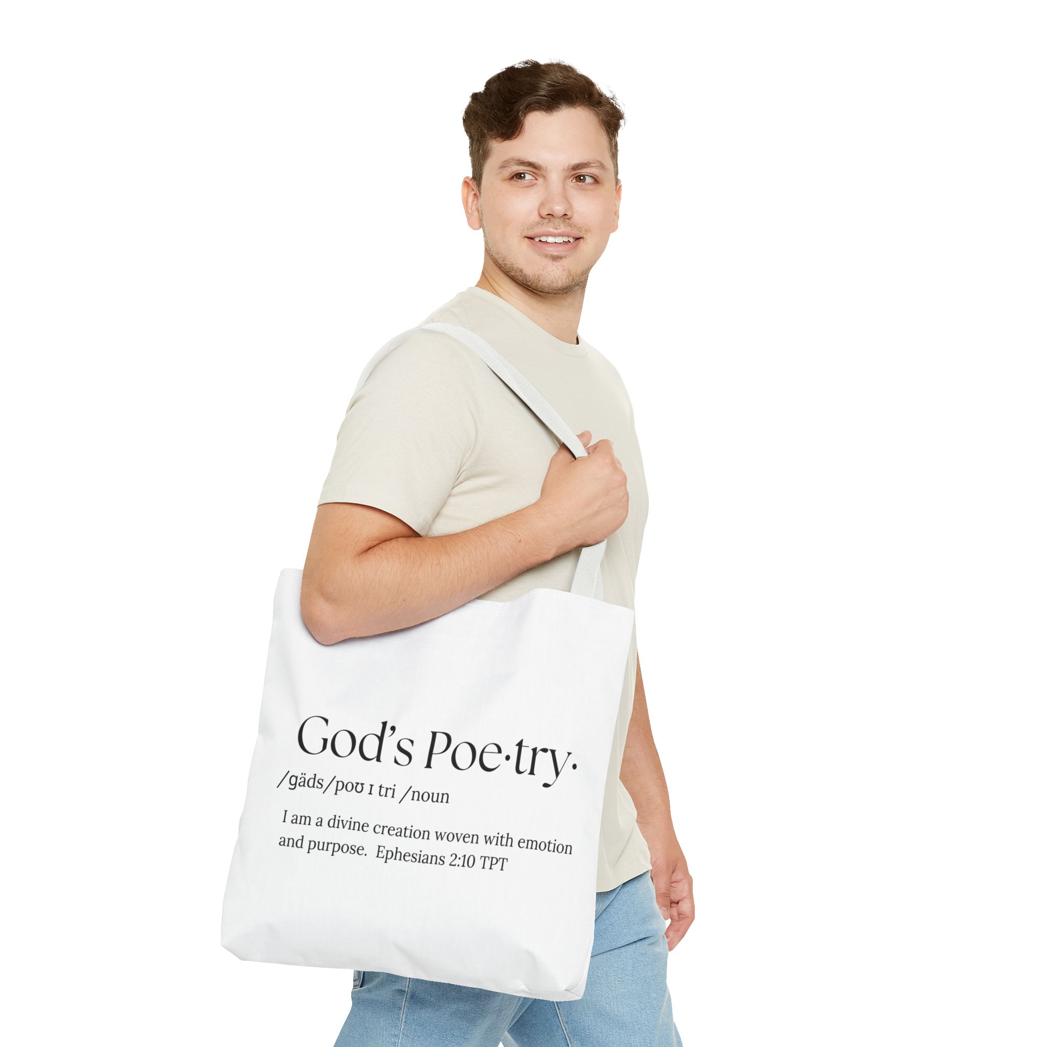 God's Poetry Tote Bag - Image 35