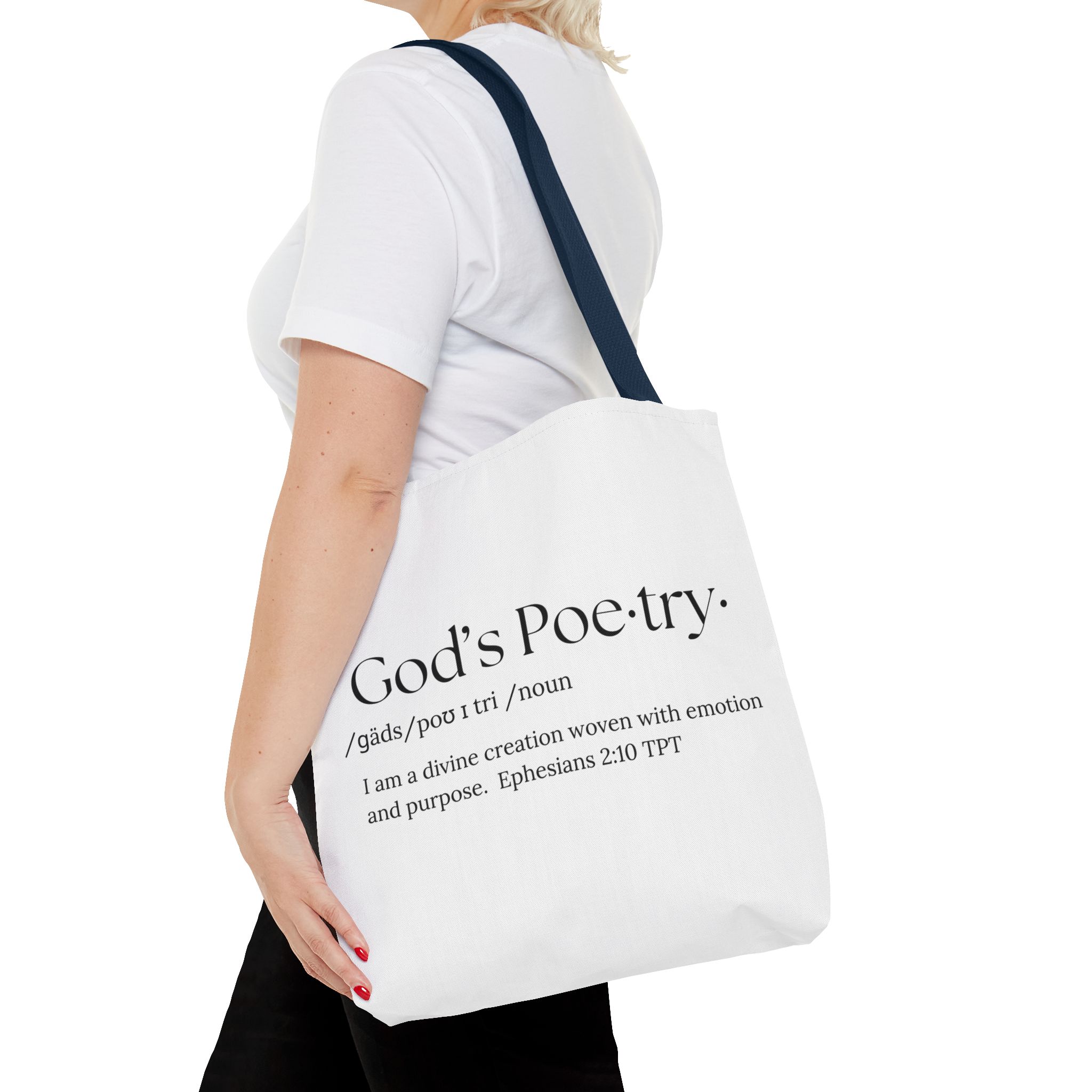 God's Poetry Tote Bag - Image 56