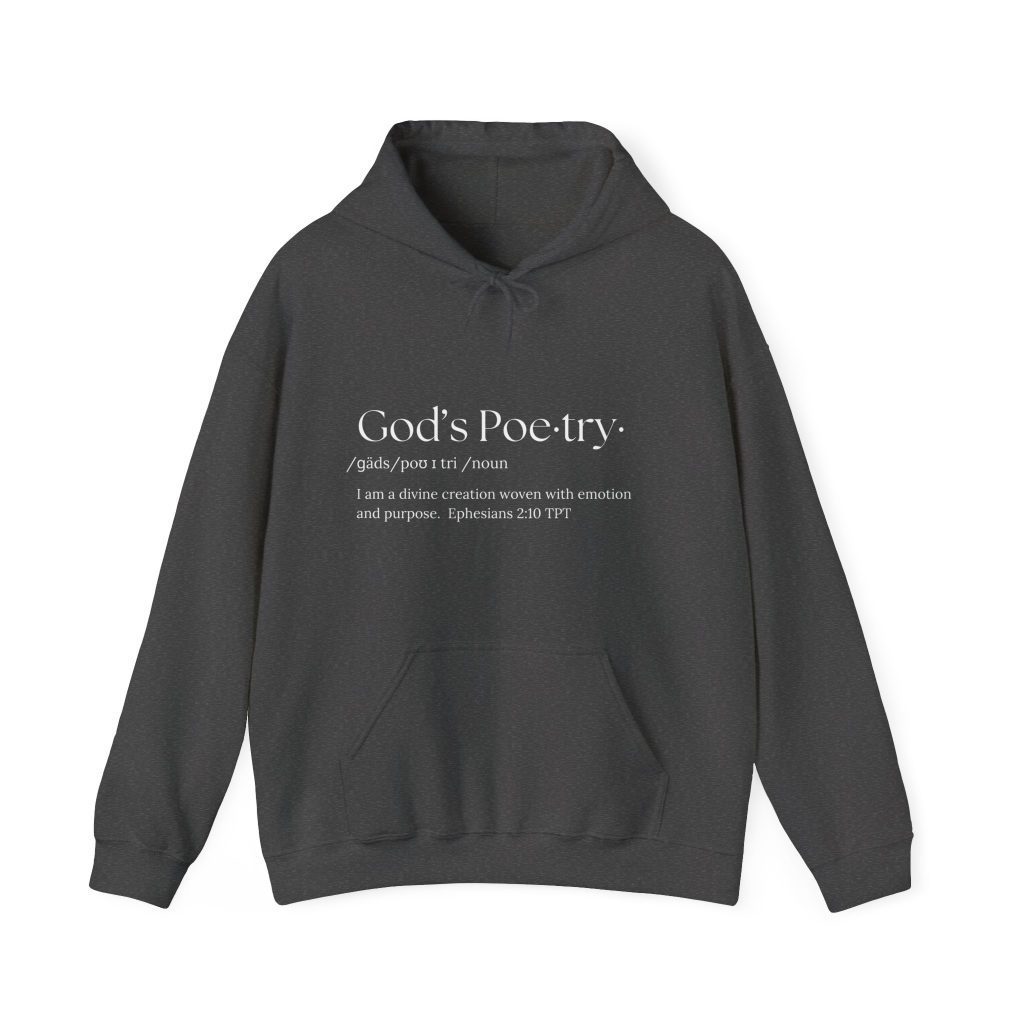 I am God's Poetry Unisex Heavy Blend™ Hooded Sweatshirt