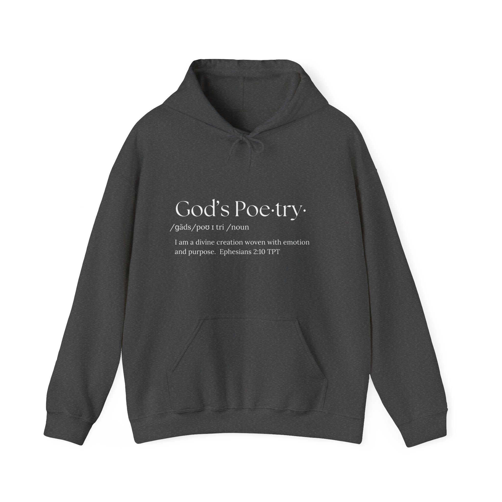 I am God's Poetry Unisex Heavy Blendâ„¢ Hooded Sweatshirt