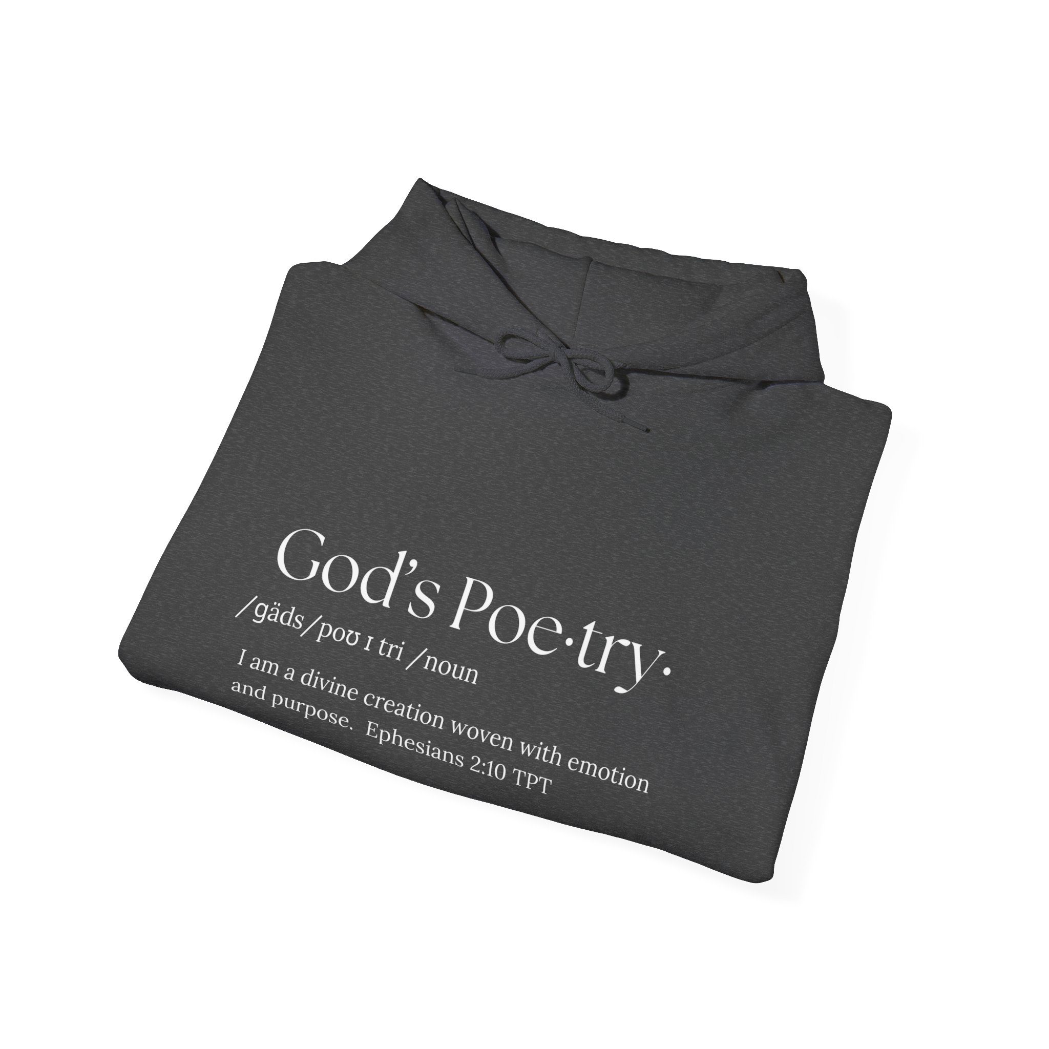 I am God's Poetry Unisex Heavy Blendâ„¢ Hooded Sweatshirt - Image 4