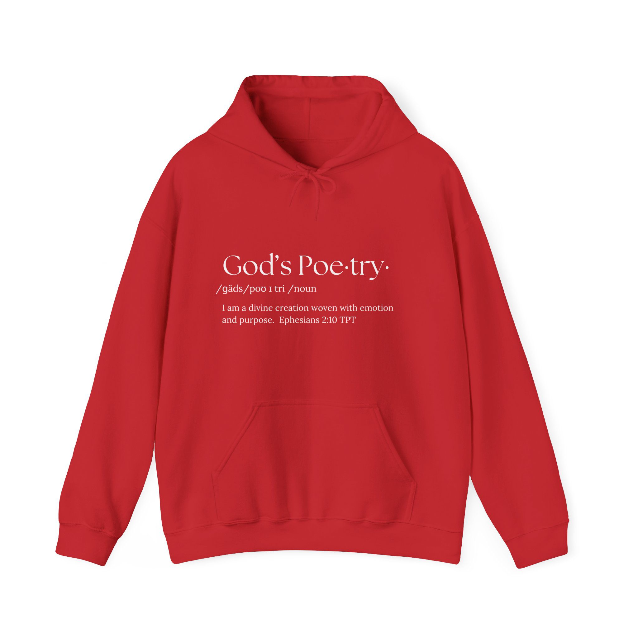 I am God's Poetry Unisex Heavy Blendâ„¢ Hooded Sweatshirt - Image 25